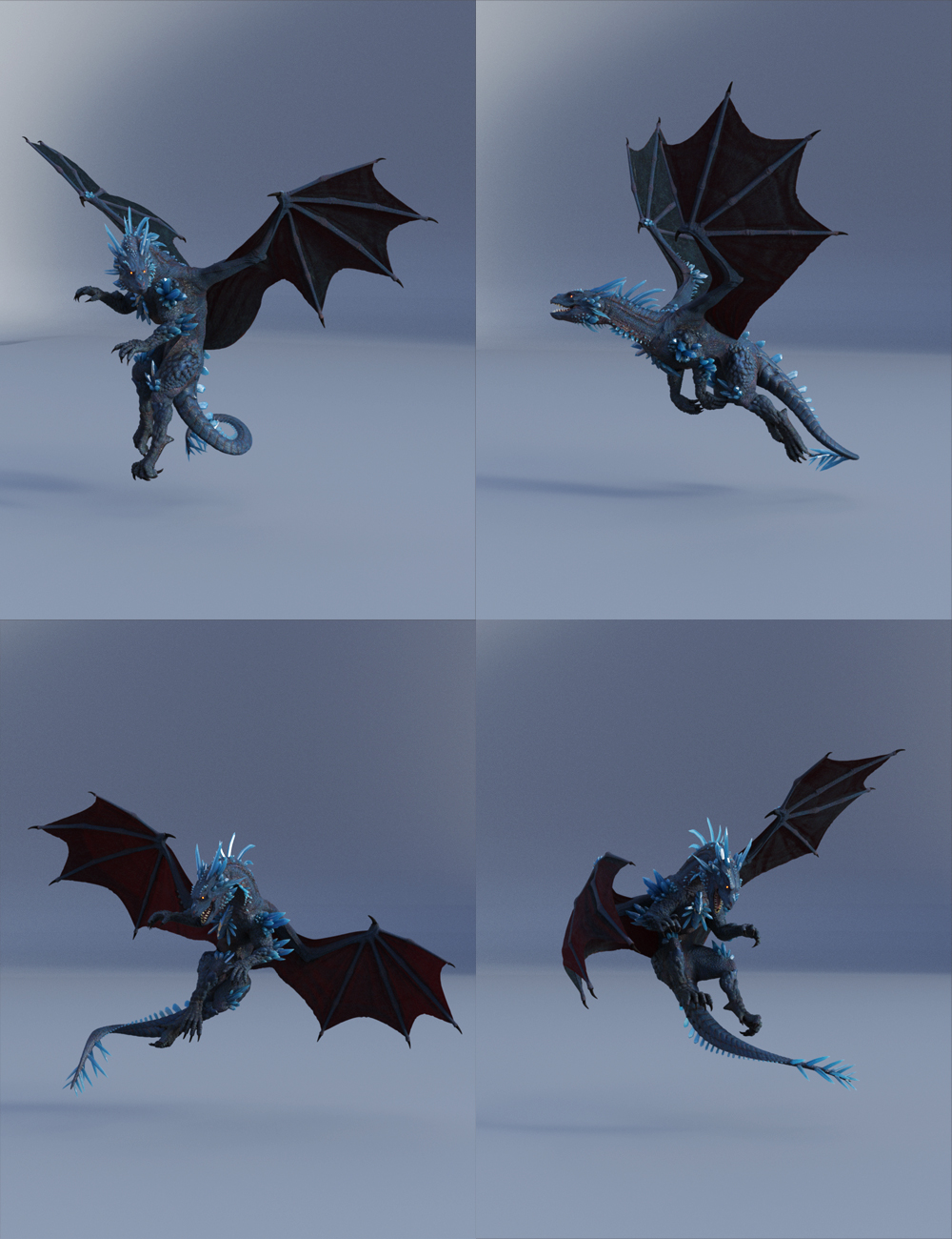 Crystal Storm Poses for Daz Dragon 3 Crystal Storm Poses for Daz Dragon 3 by: Muscleman, 3D Models by Daz 3D