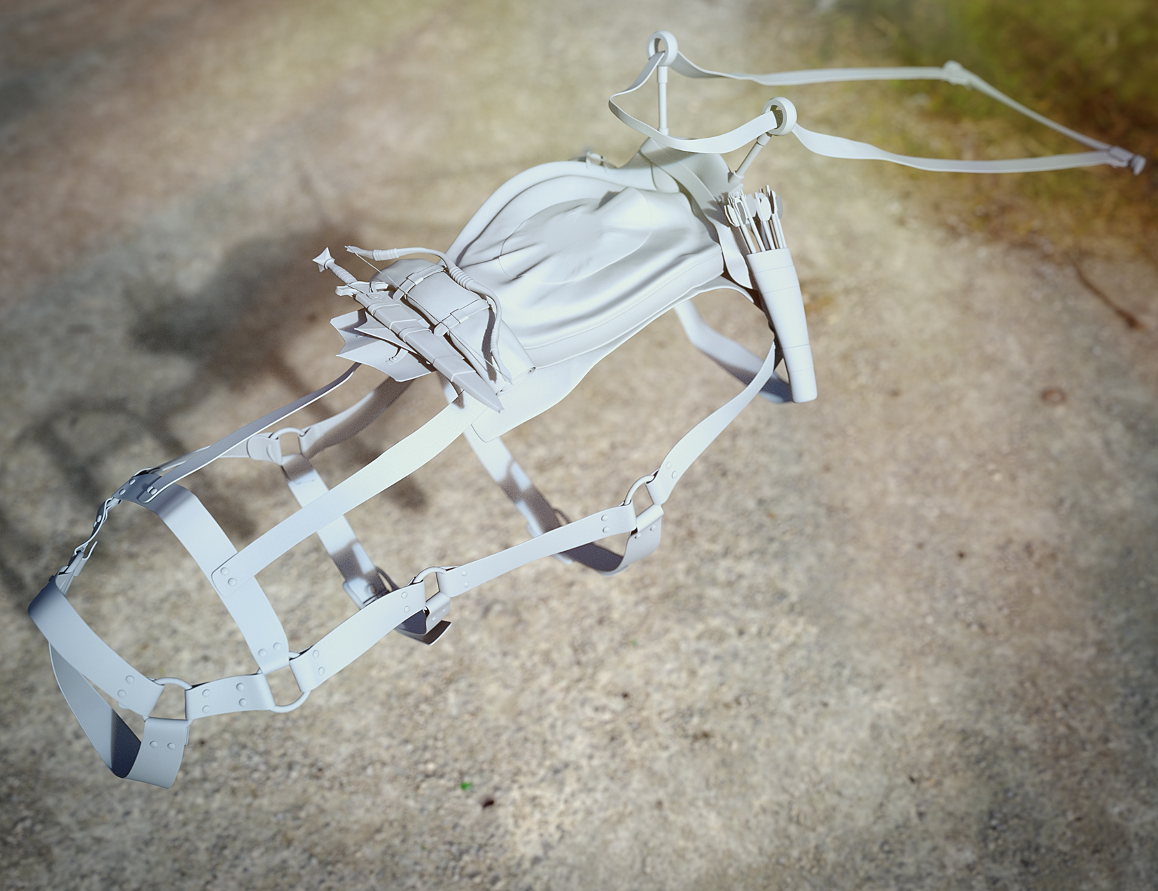 Crystal Dragon Saddle by: Anna BenjaminBarbara Brundon, 3D Models by Daz 3D