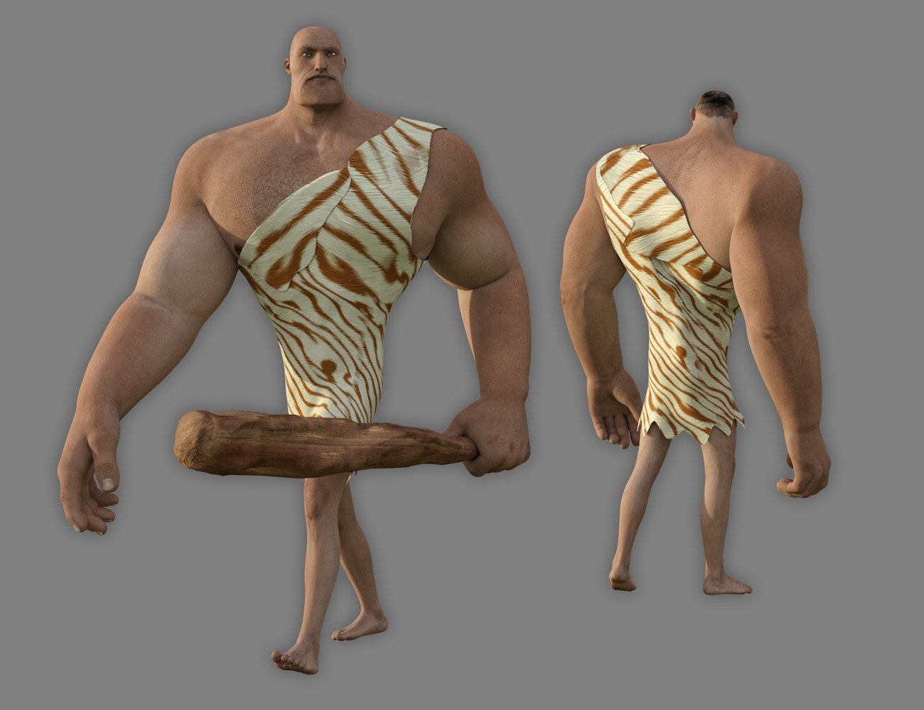 Caveman Outfit for Multi-Man Caveman Outfit for Multi-Man by: , 3D Models by Daz 3D