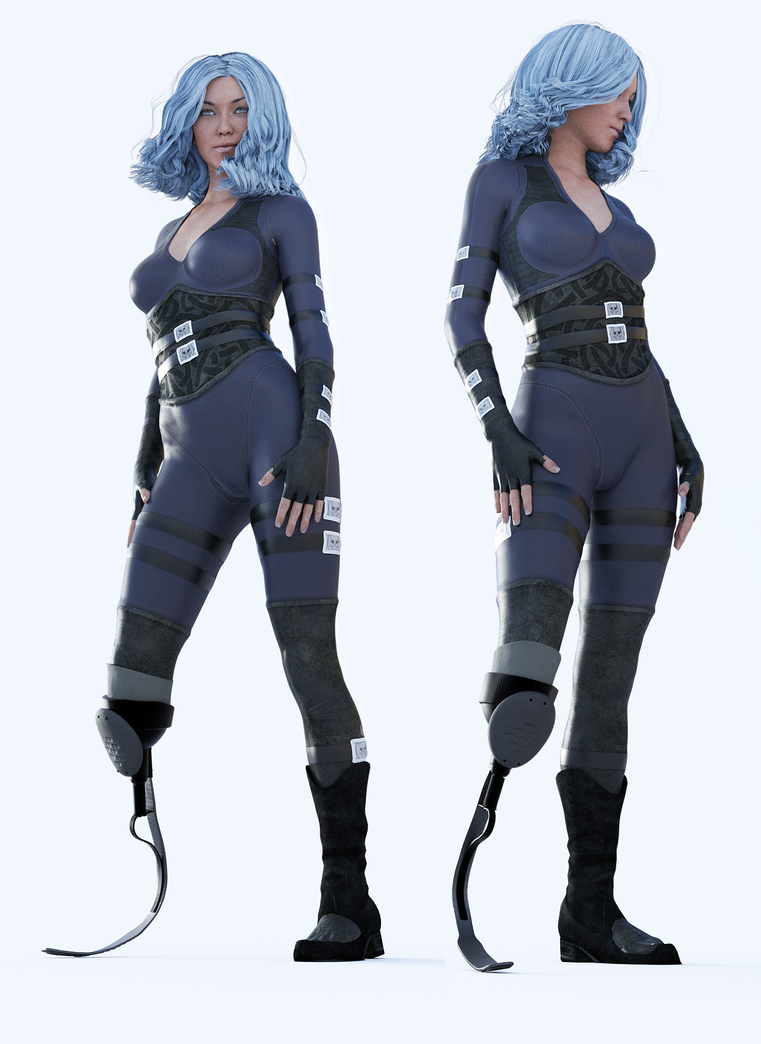 Blade Runners for Genesis 3 Female(s) by: The AntFarm, 3D Models by Daz 3D