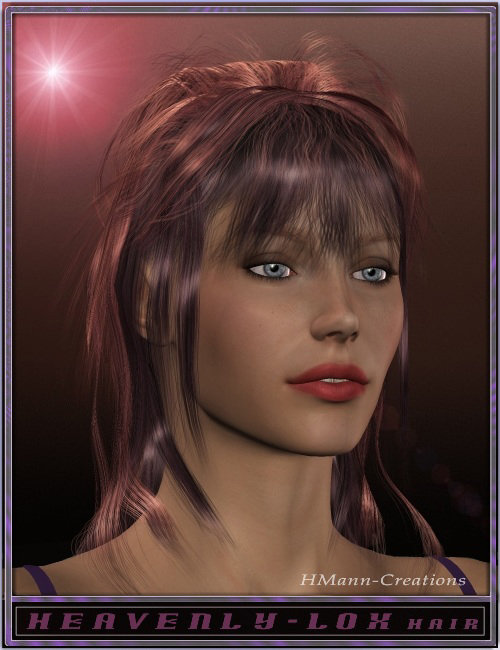Heavenly Lox Hair Heavenly Lox Hair by: Magix 101, 3D Models by Daz 3D