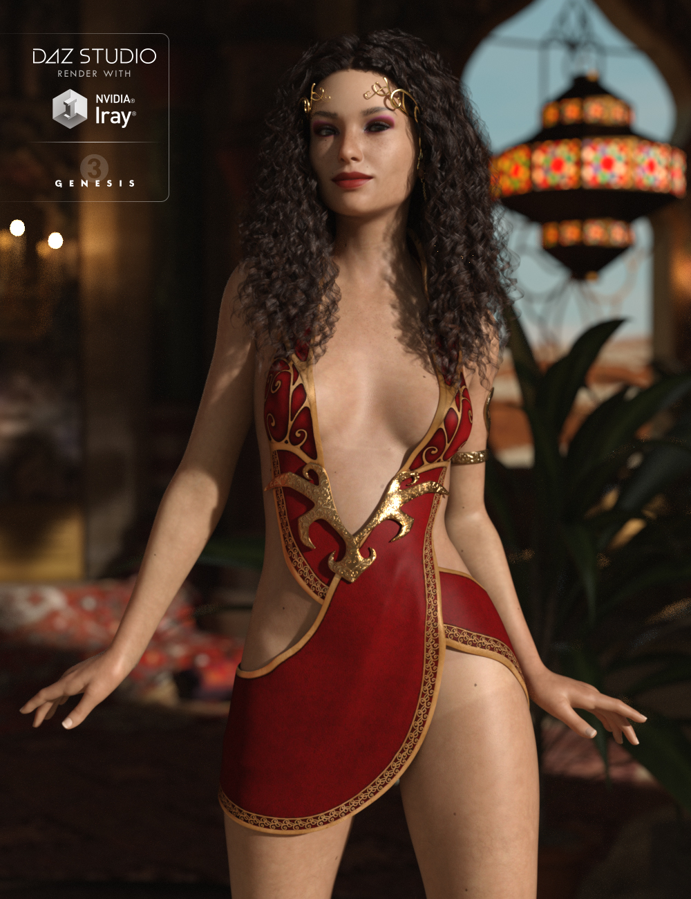 Zenobia Character for Genesis 3 Female by: iSourceTextures, 3D Models by Daz 3D