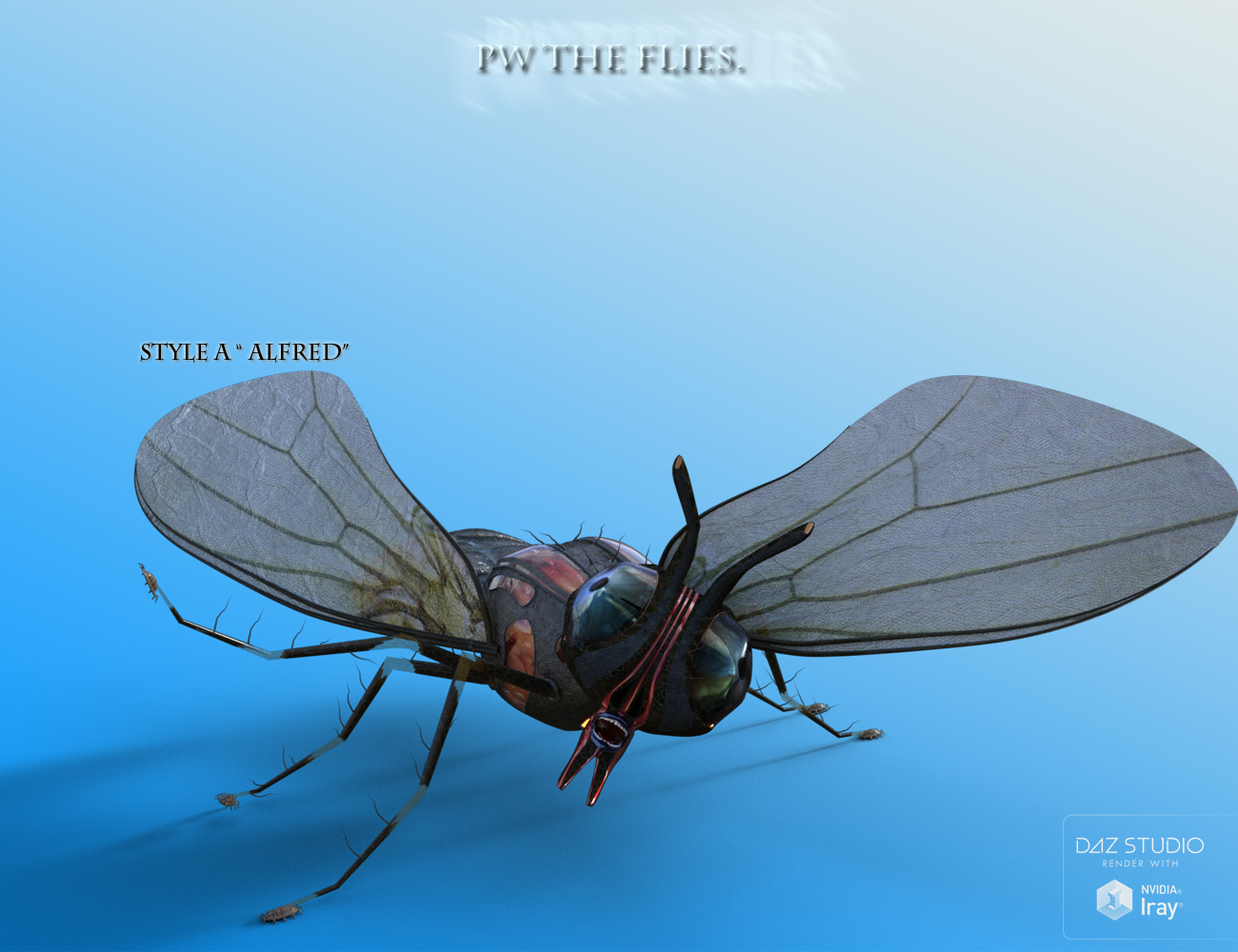 PW The Flies by: PW Productions, 3D Models by Daz 3D