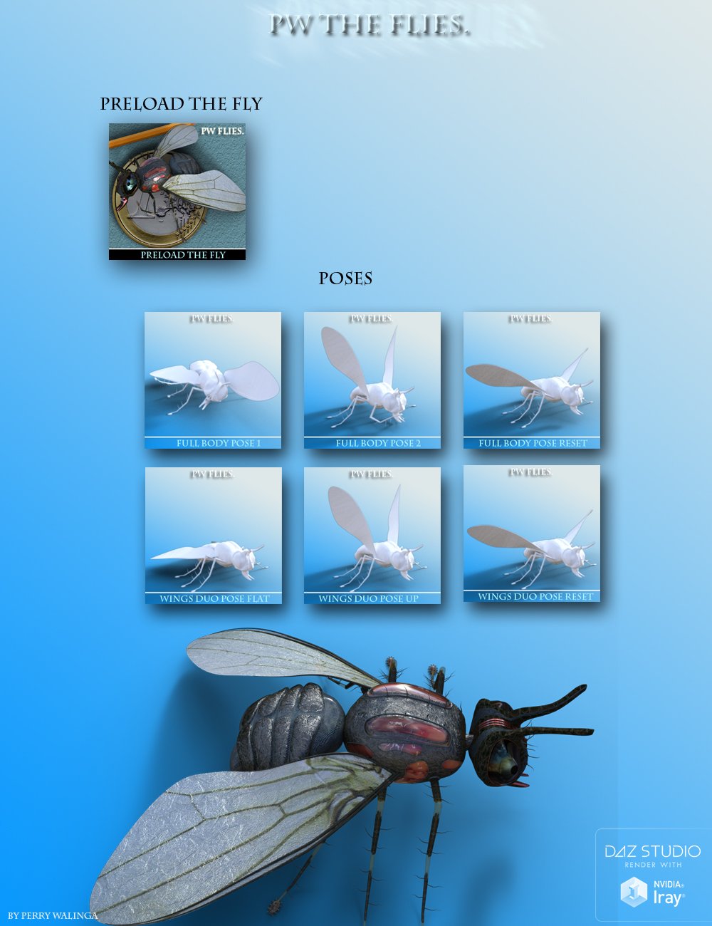 PW The Flies PW The Flies by: PW Productions, 3D Models by Daz 3D