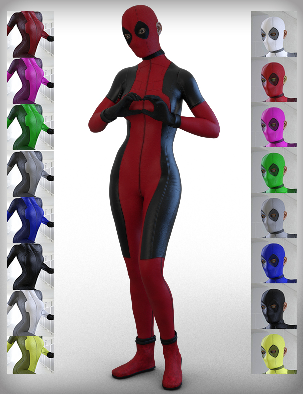 X-Fashion Antihero Outfit for Genesis 3 Female(s) by: xtrart-3d, 3D Models by Daz 3D