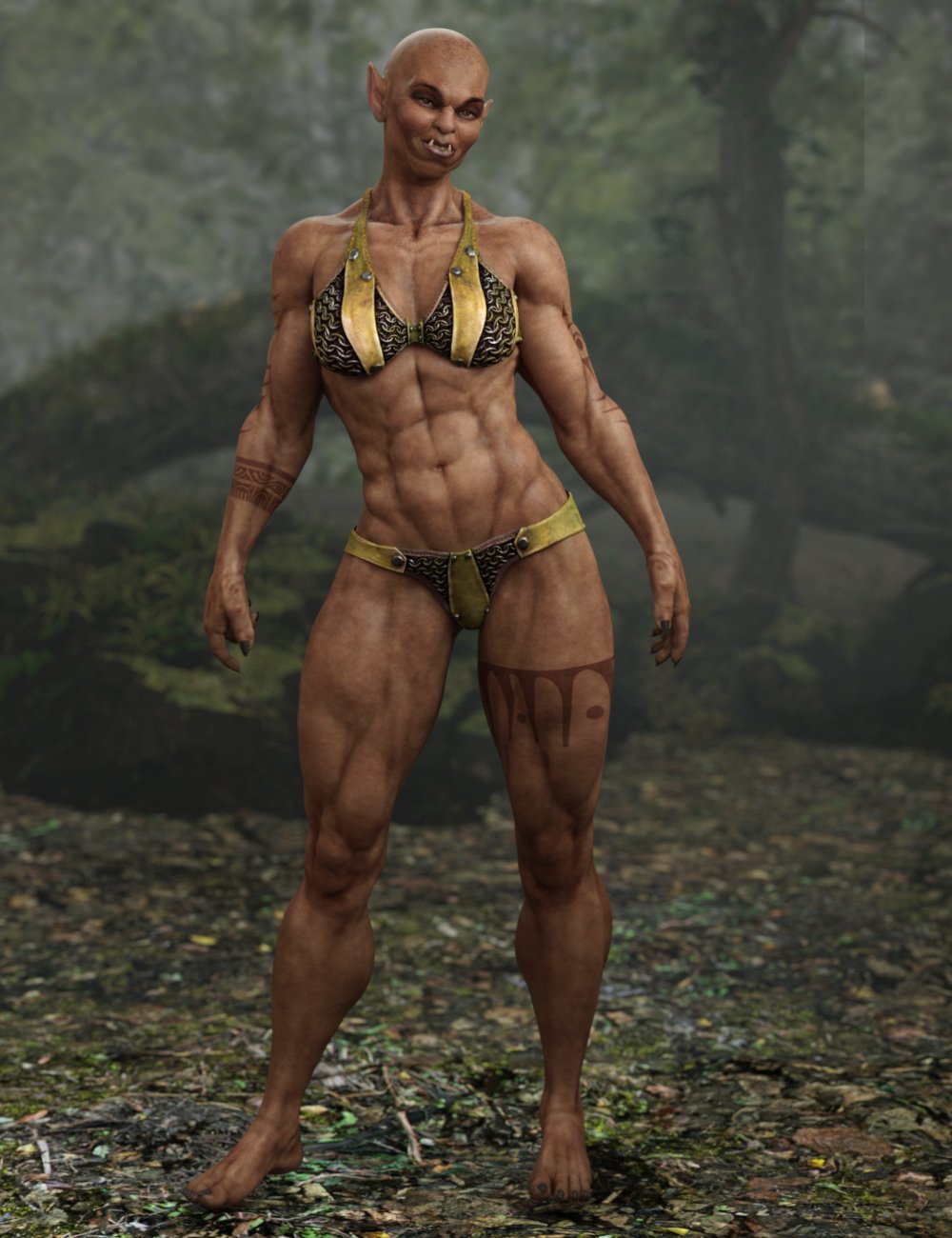 She Orc for Genesis 8 Female She Orc for Genesis 8 Female by: RawArt, 3D Models by Daz 3D