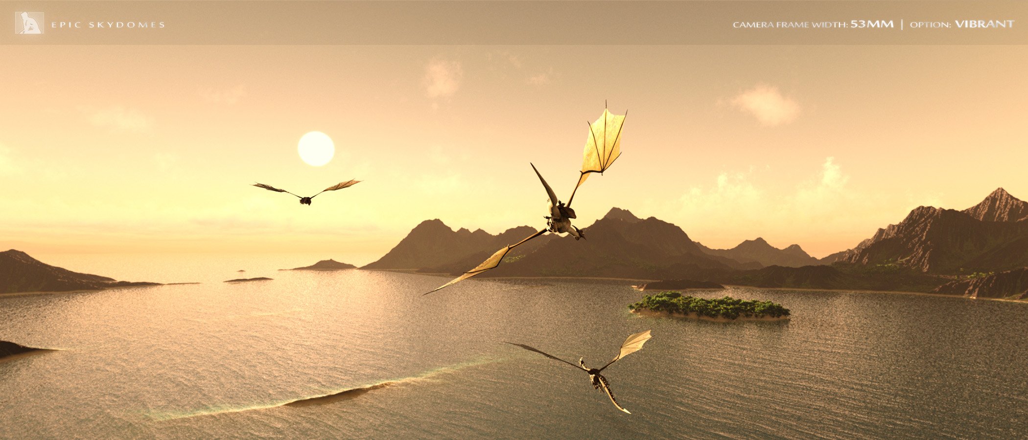 Epic Skydomes - Ocean Mountain Sunset HDRI Epic Skydomes - Ocean Mountain Sunset HDRI by: ThePhilosopher, 3D Models by Daz 3D