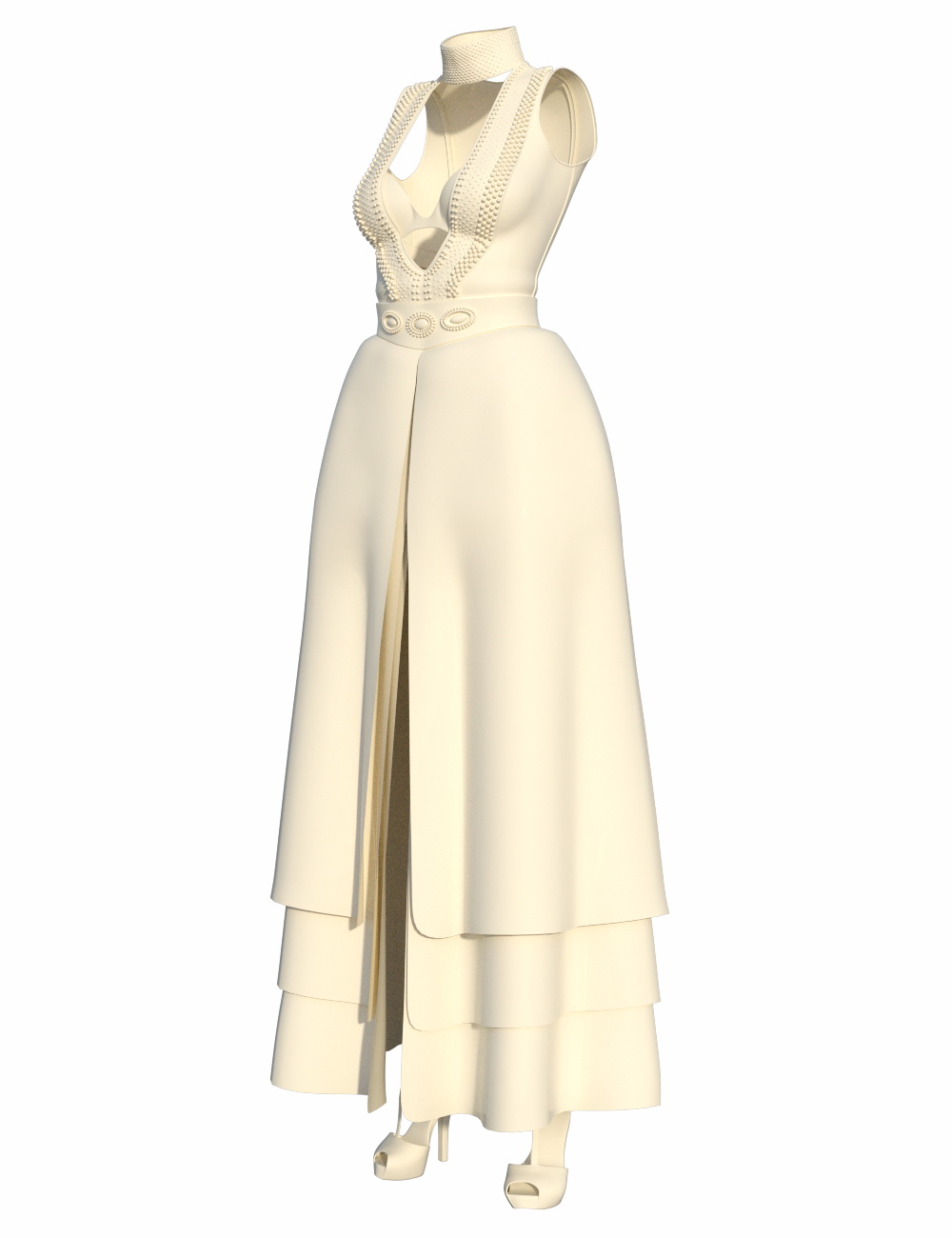 Layer Dress for Genesis 3 Female(s) by: chungdan, 3D Models by Daz 3D