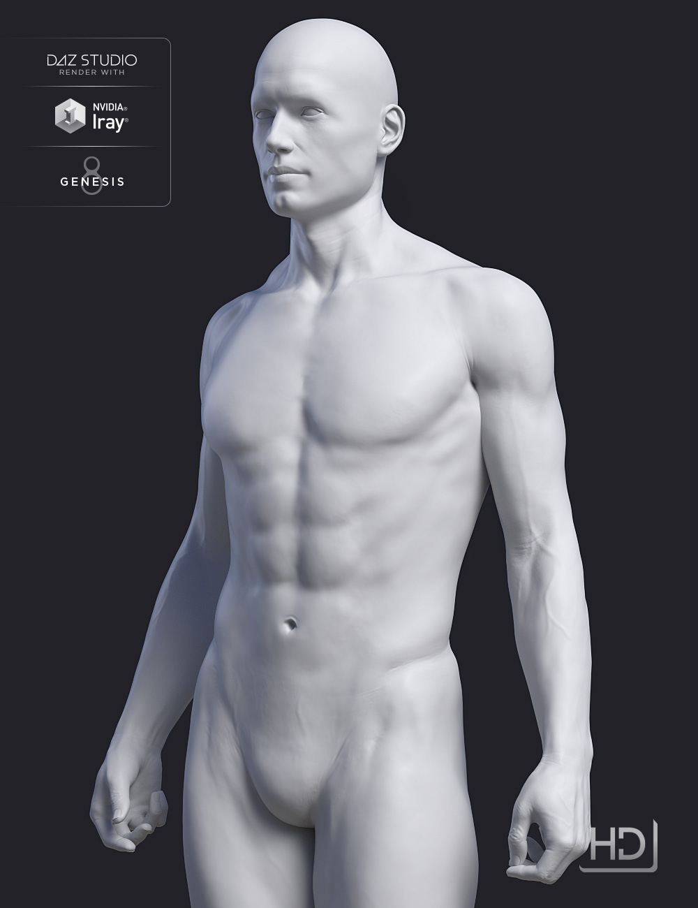 Michael 8 HD Add-On Michael 8 HD Add-On by: , 3D Models by Daz 3D