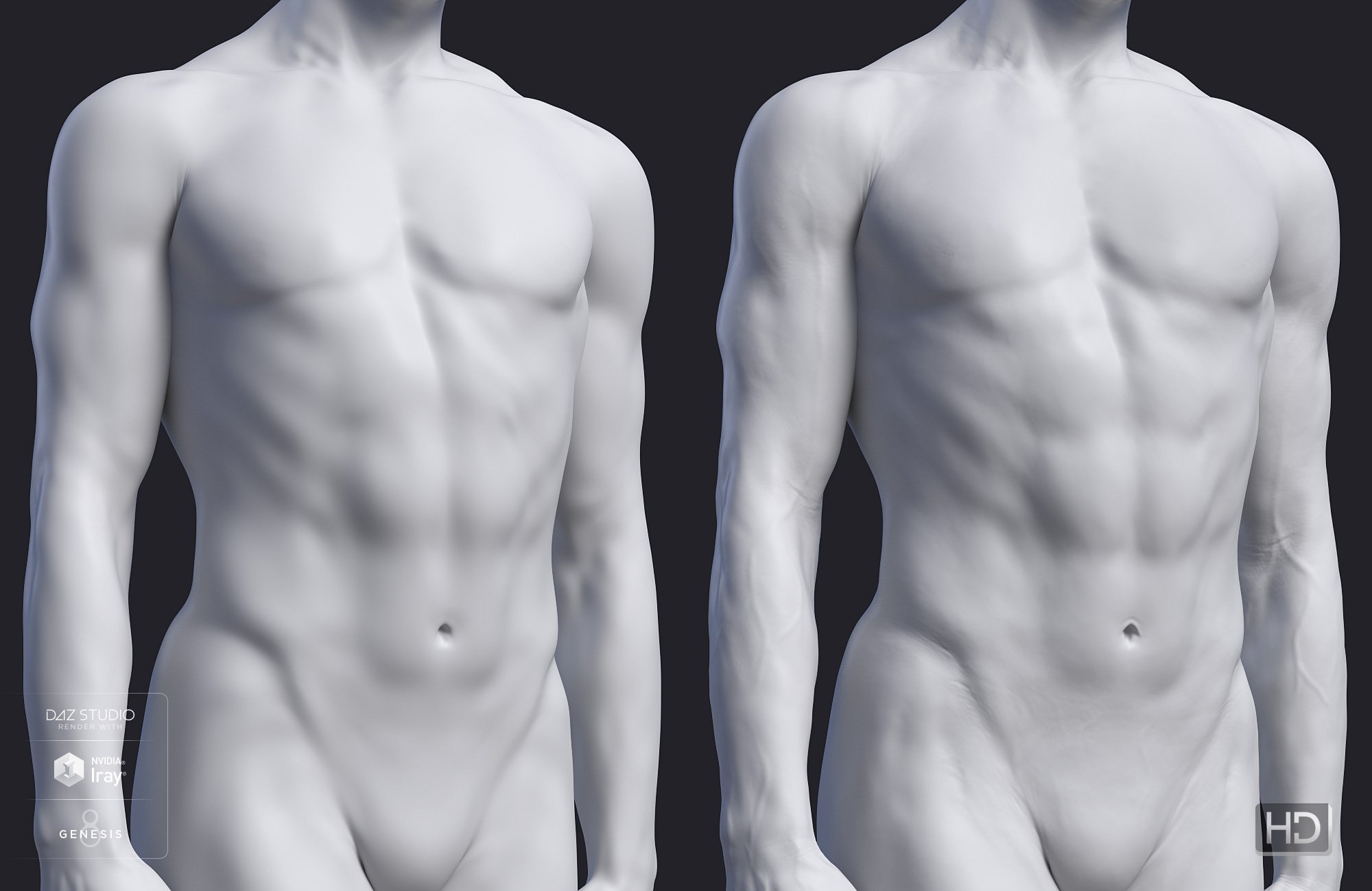 Michael 8 HD Add-On Michael 8 HD Add-On by: , 3D Models by Daz 3D