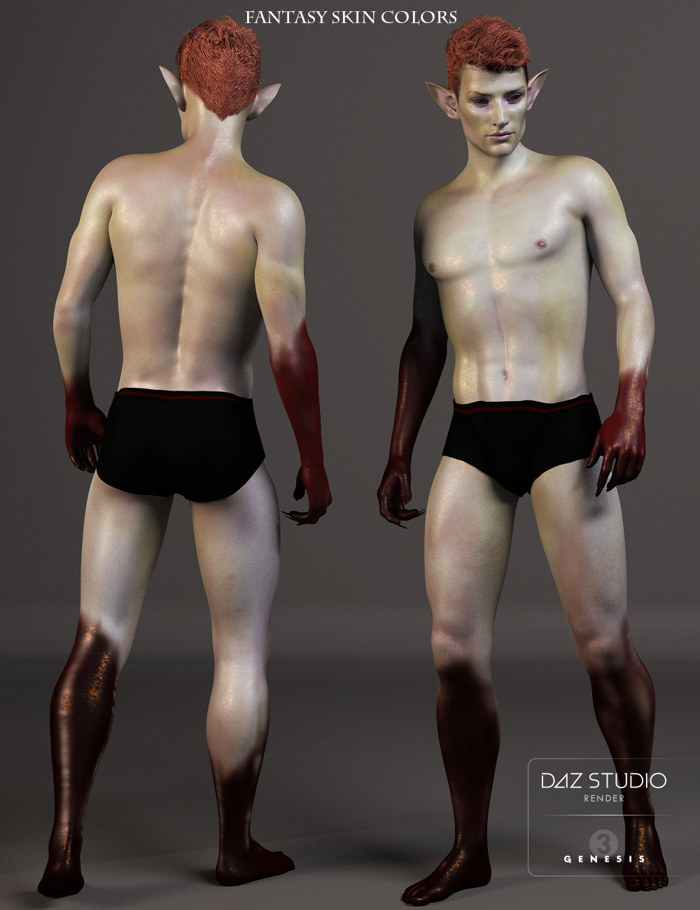 Elosolus for Genesis 3 Male by: Darwins Mishap(s), 3D Models by Daz 3D