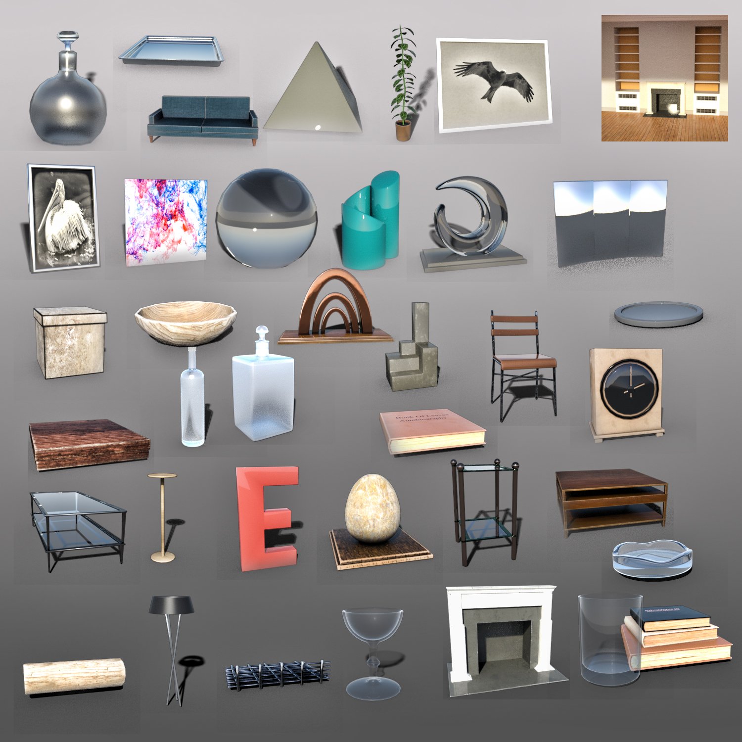 Modern Room Modern Room by: Fugazi1968, 3D Models by Daz 3D