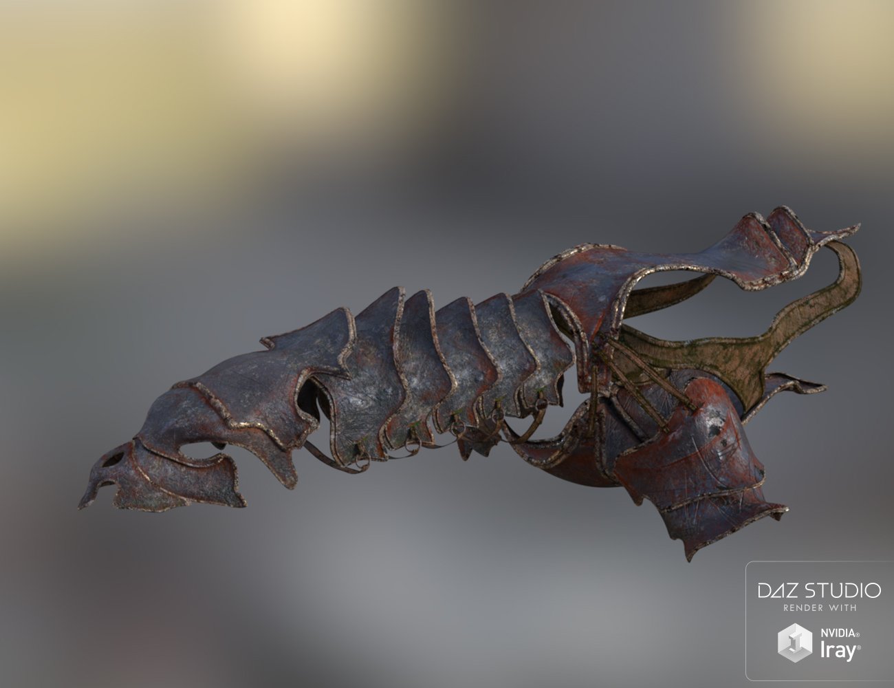 PBReal Iray for Ridged Plate Armor for Daz Dragon 3 PBReal Iray for Ridged Plate Armor for Daz Dragon 3 by: GolaM, 3D Models by Daz 3D