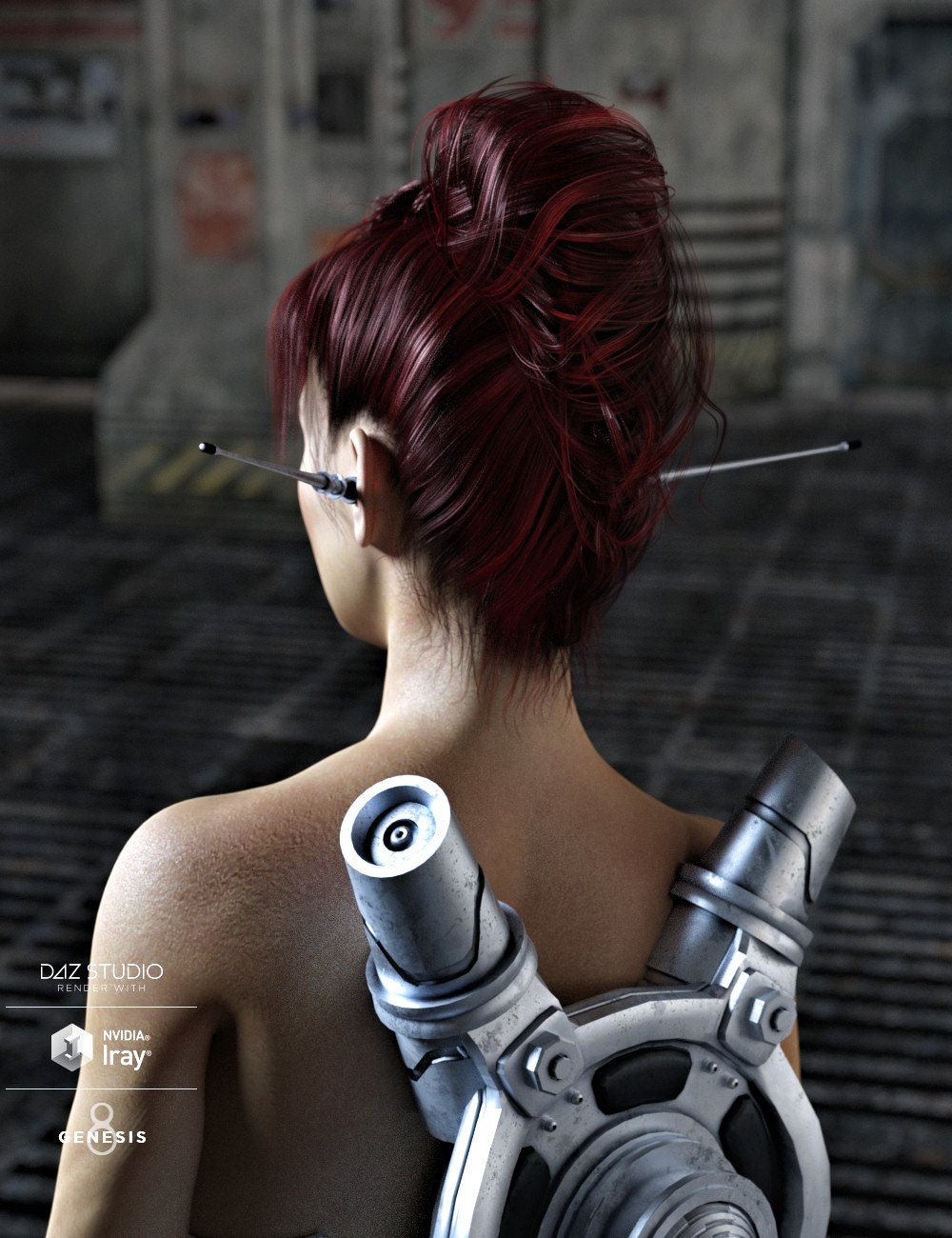 Devil May Deluxe Hair for Genesis 2,3 & 8 Female(s) by: goldtassel, 3D Models by Daz 3D