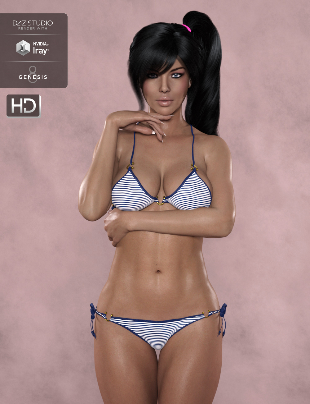 DT- Giovanka HD for Victoria 8 by: Digital Touch, 3D Models by Daz 3D