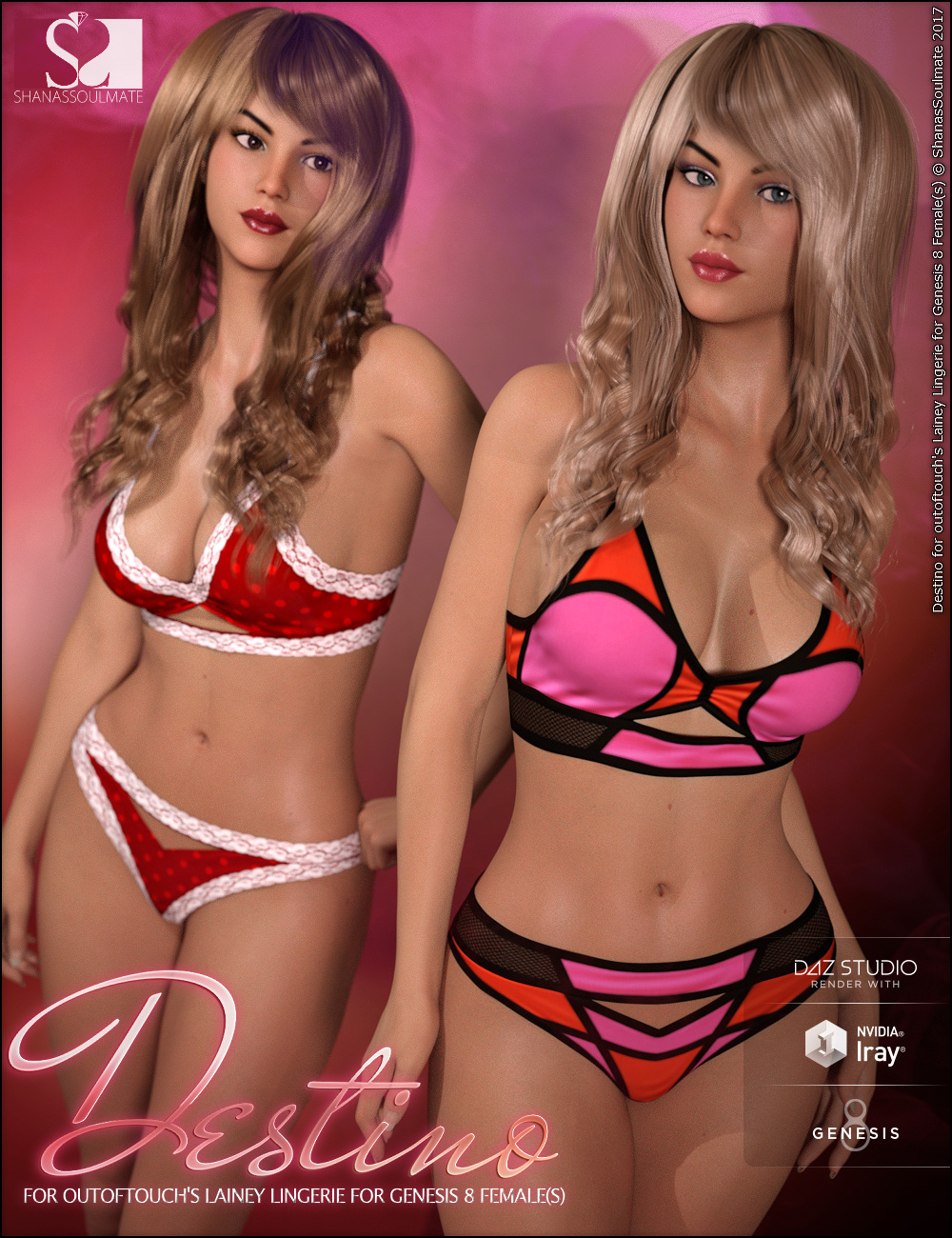 Lainey Lingerie Destino Textures Lainey Lingerie Destino Textures by: ShanasSoulmate, 3D Models by Daz 3D