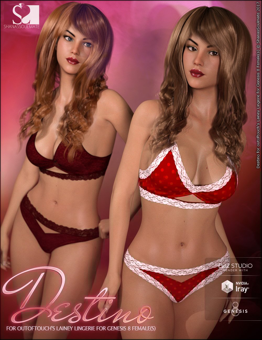 Lainey Lingerie Destino Textures Lainey Lingerie Destino Textures by: ShanasSoulmate, 3D Models by Daz 3D