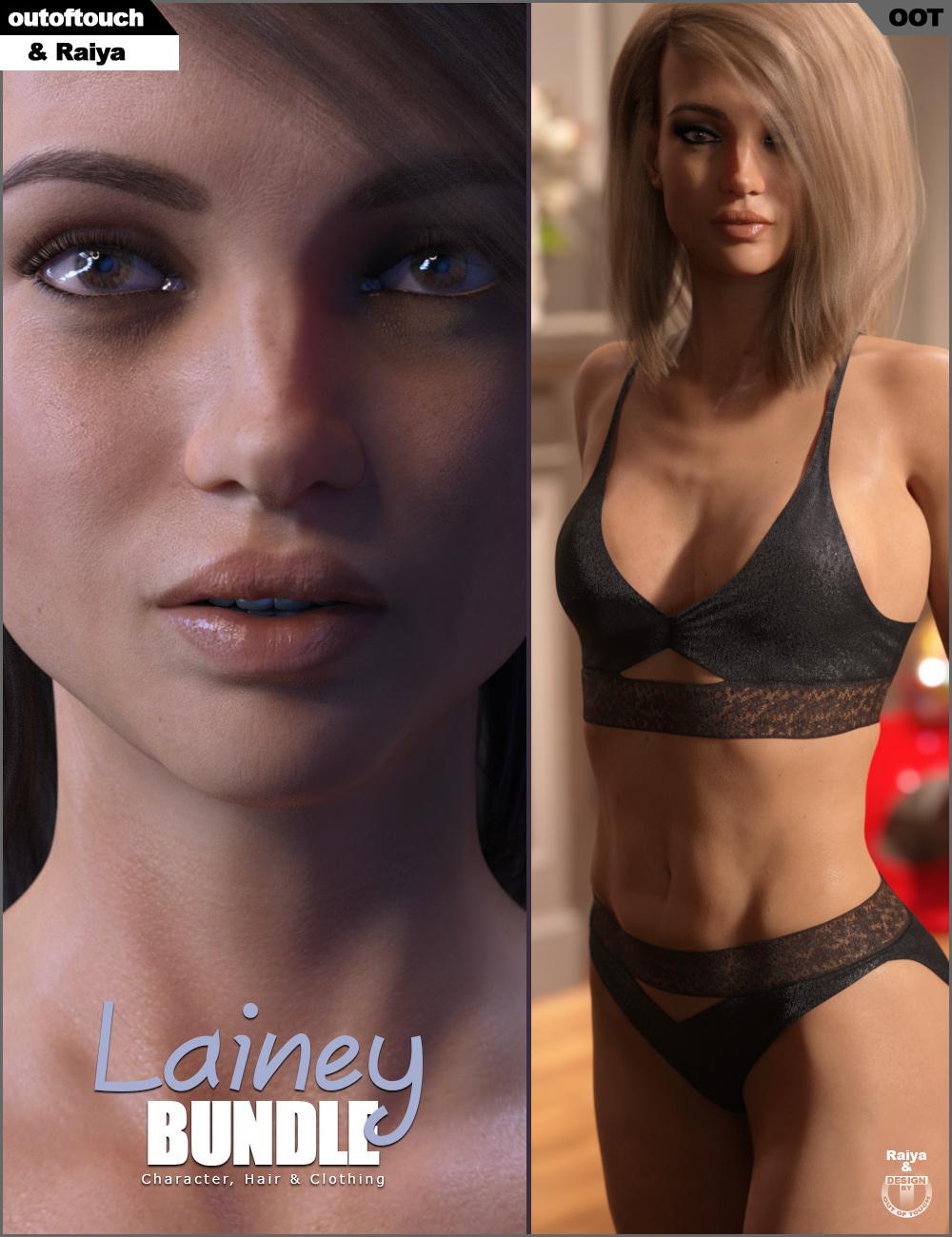 Lainey Bundle for Genesis 8 Female(s) by: outoftouchRaiya, 3D Models by Daz 3D