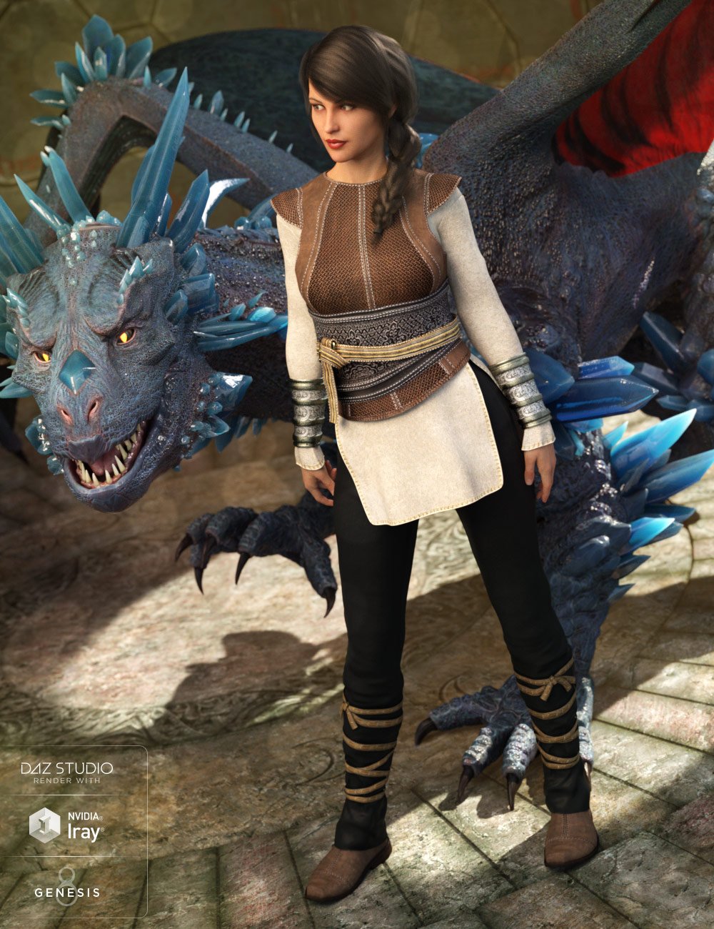 Dragon Tamer Outfit for Genesis 8 Female(s) Dragon Tamer Outfit for Genesis 8 Female(s) by: Barbara BrundonShox-Design, 3D Models by Daz 3D
