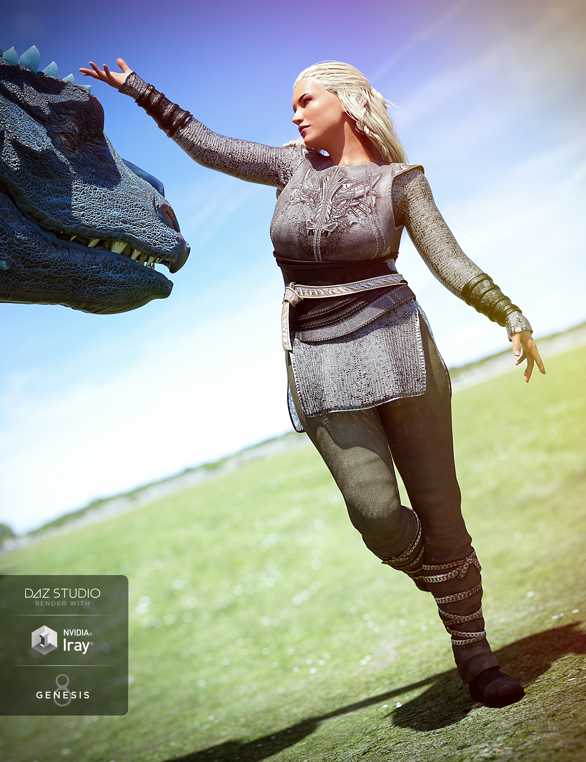 Dragon Tamer Outfit Textures by: Shox-Design, 3D Models by Daz 3D
