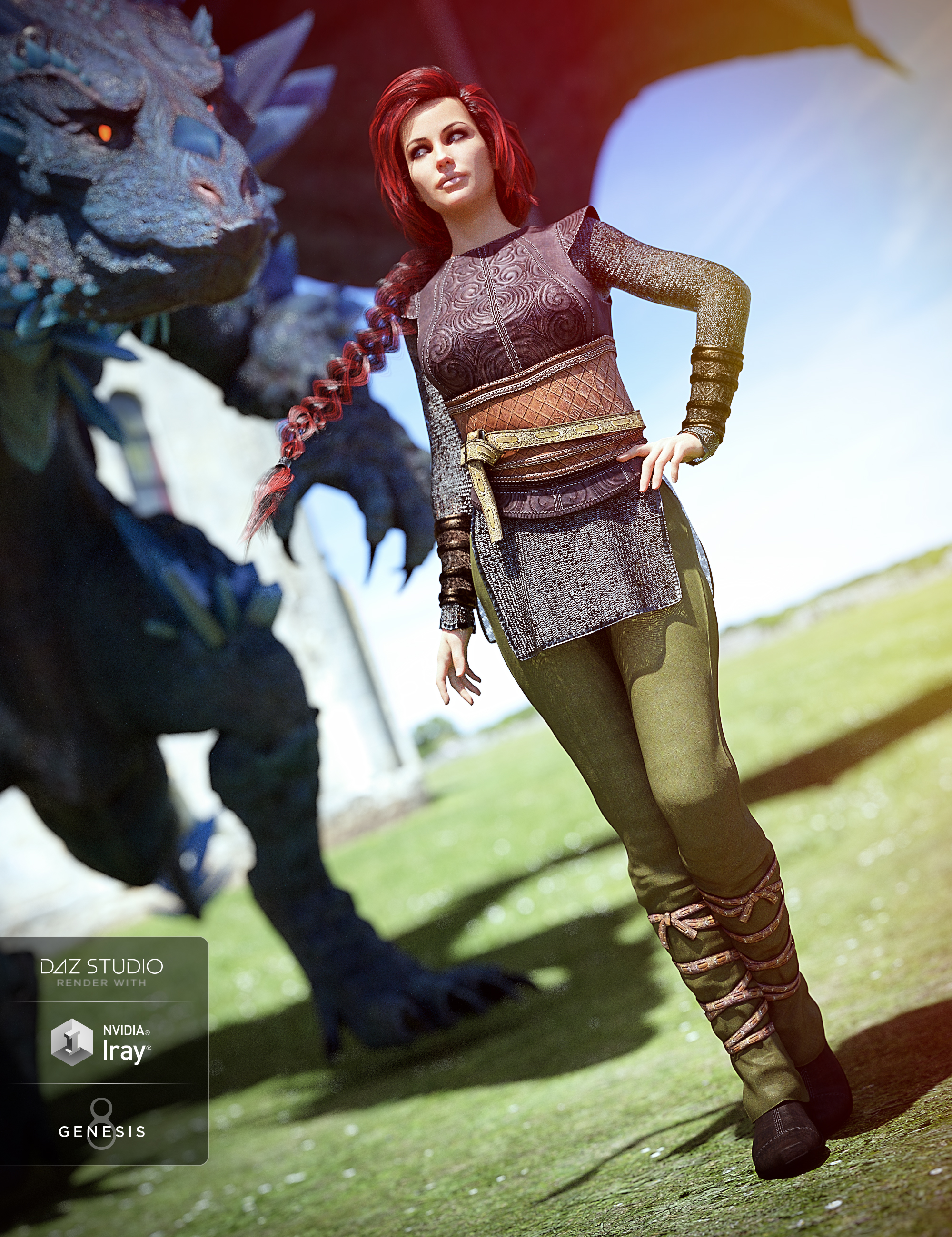 Dragon Tamer Outfit Textures Dragon Tamer Outfit Textures by: Shox-Design, 3D Models by Daz 3D