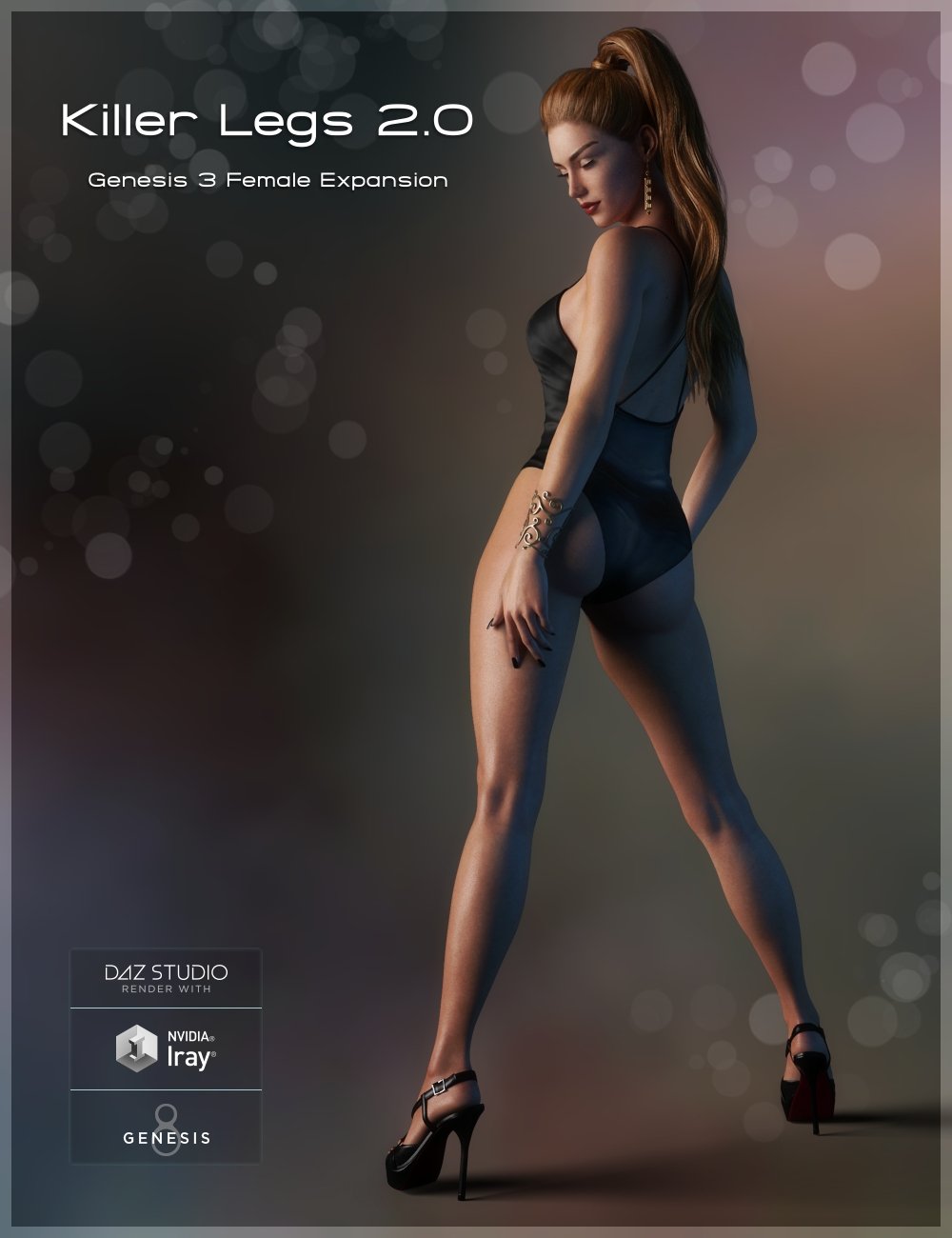 Killer Legs 2.0 Morphs for Genesis 3 Female(s) (Expansion) by: , 3D Models by Daz 3D