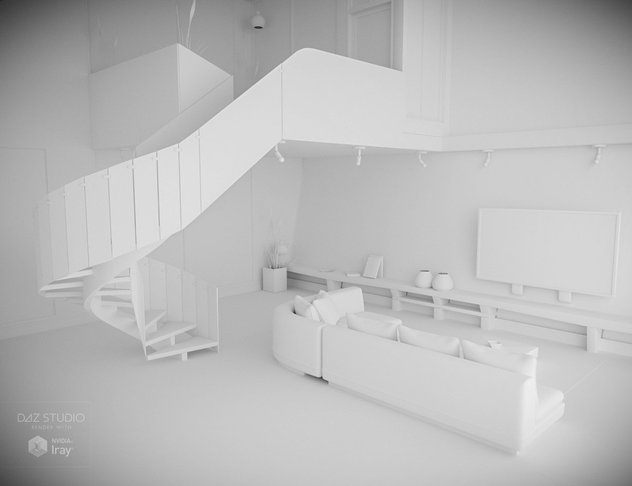 Upscale Apartment Upscale Apartment by: Val3dart, 3D Models by Daz 3D
