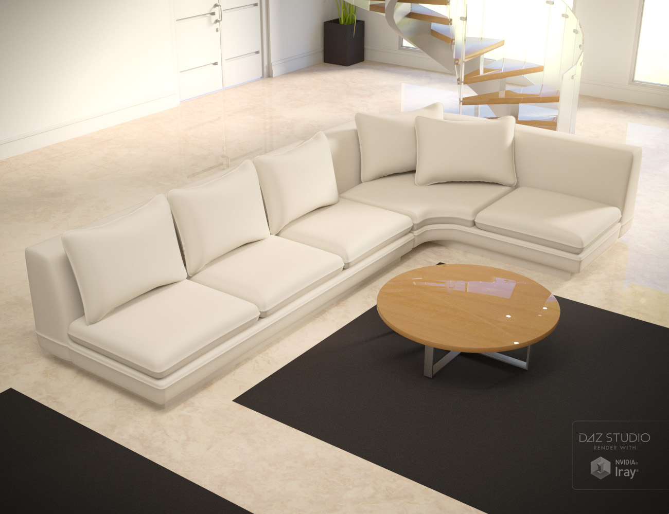 Upscale Apartment by: Val3dart, 3D Models by Daz 3D