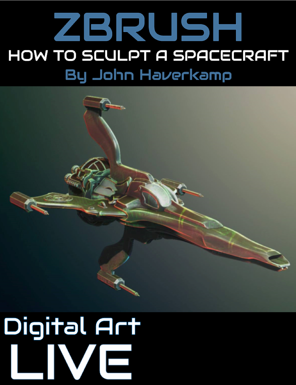 ZBrush Masterclass : How to Sculpt a Spacecraft Tutorial by: Digital Art Livemagbhitu, 3D Models by Daz 3D