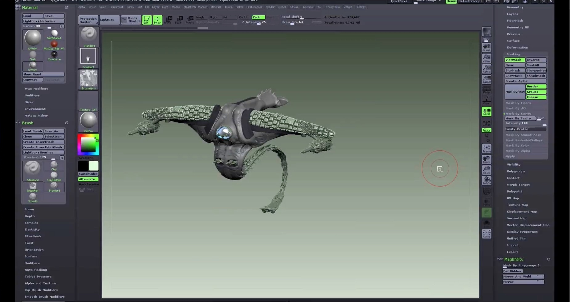 ZBrush Masterclass : How to Sculpt a Spacecraft Tutorial ZBrush Masterclass : How to Sculpt a Spacecraft Tutorial by: Digital Art Livemagbhitu, 3D Models by Daz 3D