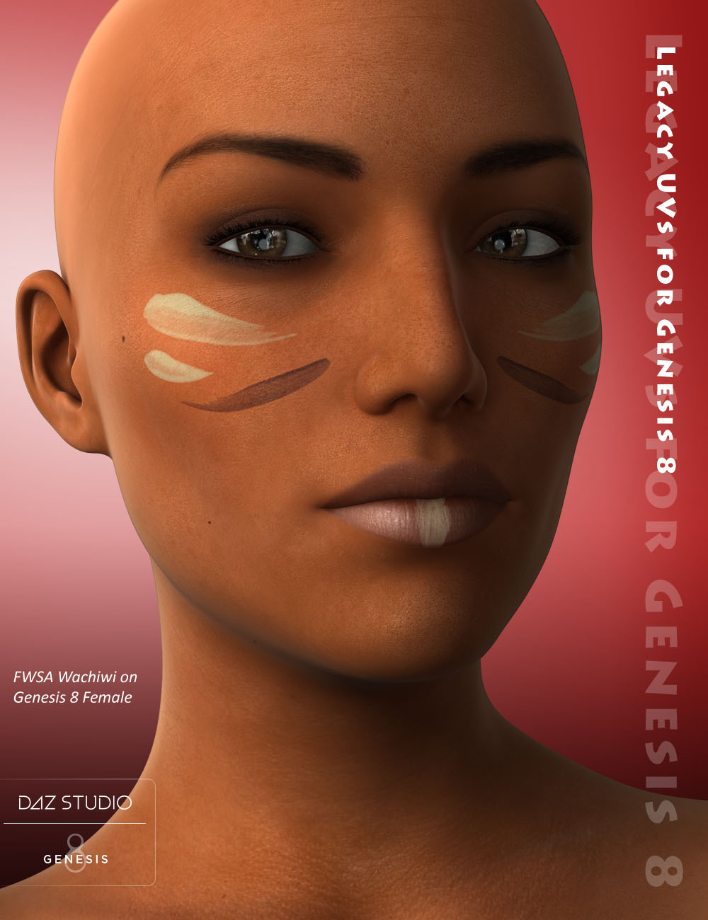 Legacy UVs for Genesis 8: Victoria 5 by: Cayman Studios, 3D Models by Daz 3D