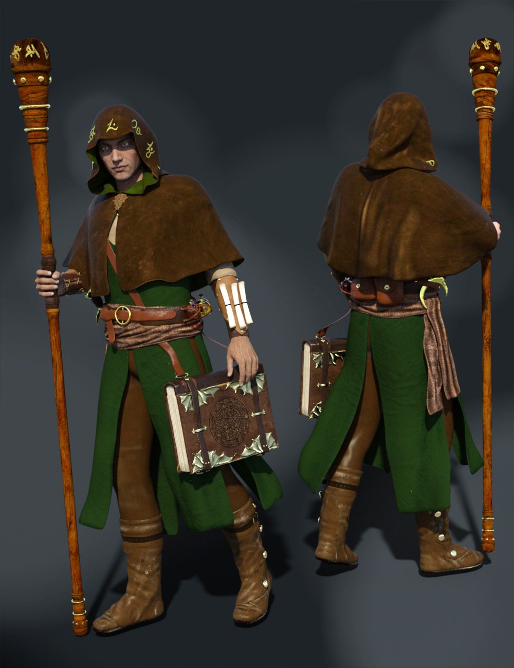 Wizard Outfit for Genesis 3 Male(s) Wizard Outfit for Genesis 3 Male(s) by: Larisha, 3D Models by Daz 3D