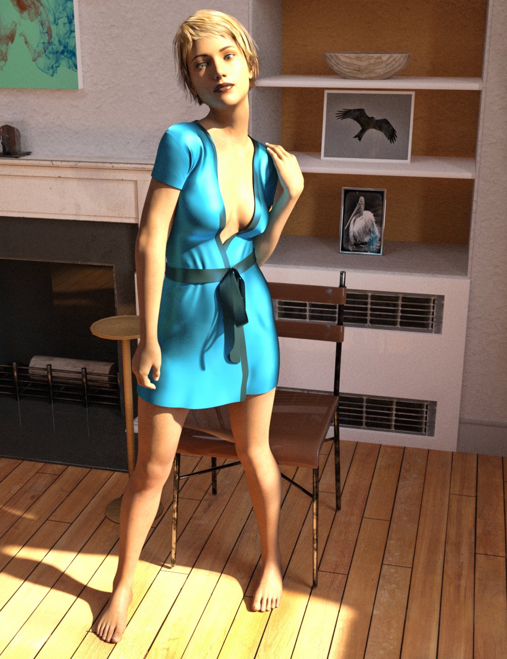 Silk Robe for Genesis 8 Female(s) Silk Robe for Genesis 8 Female(s) by: Fugazi1968, 3D Models by Daz 3D