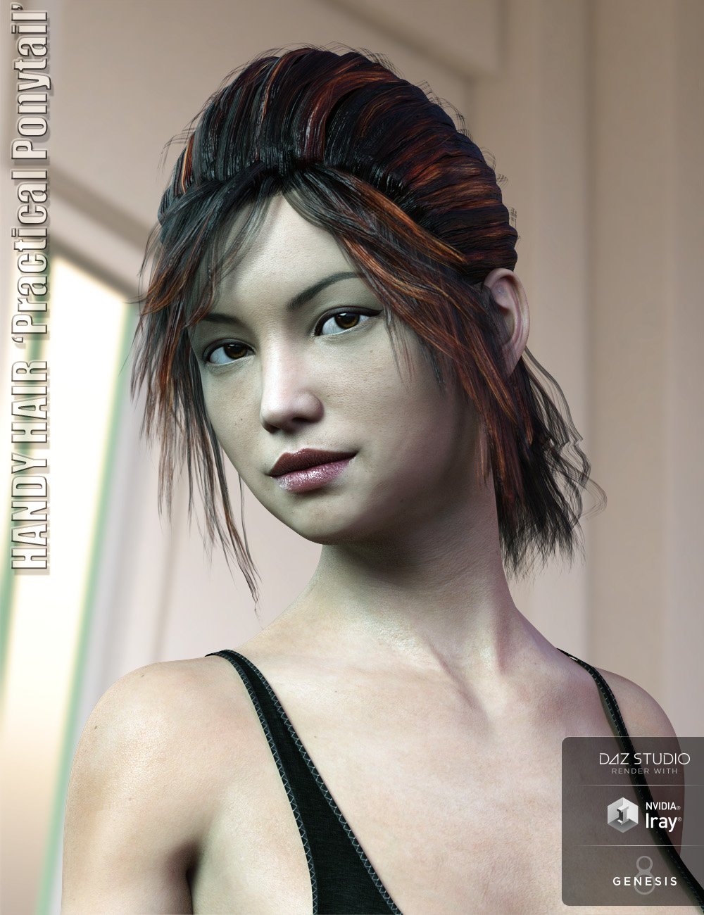 Handy Hair Practical Ponytail for Genesis 3 & 8 Female(s) Handy Hair Practical Ponytail for Genesis 3 & 8 Female(s) by: ForbiddenWhispersFeralFey, 3D Models by Daz 3D