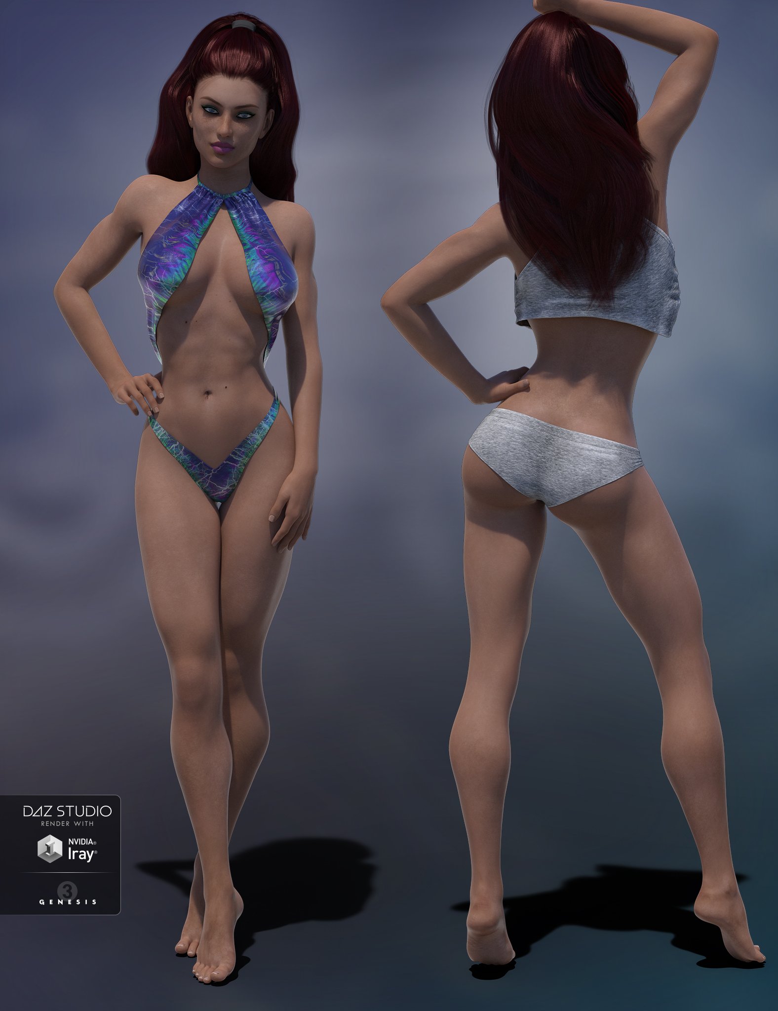 Kaira HD for Genesis 3 Female & Genesis 8 Female Kaira HD for Genesis 3 Female & Genesis 8 Female by: LayLo 3D, 3D Models by Daz 3D