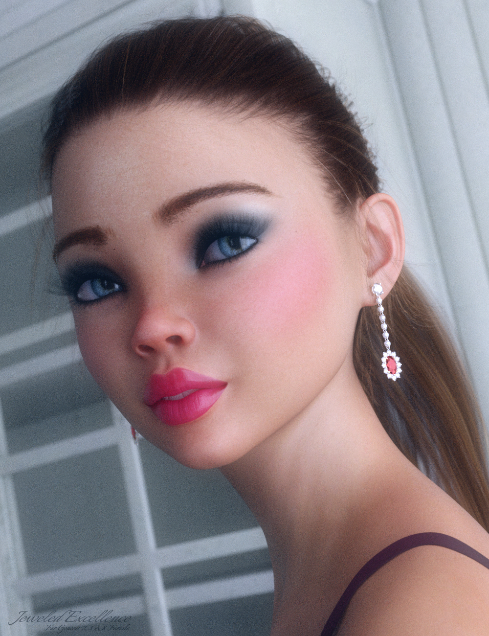 Jeweled Excellence Earrings 1 for Genesis 2, 3 and 8 Female(s) Jeweled Excellence Earrings 1 for Genesis 2, 3 and 8 Female(s) by: Mattymanx, 3D Models by Daz 3D