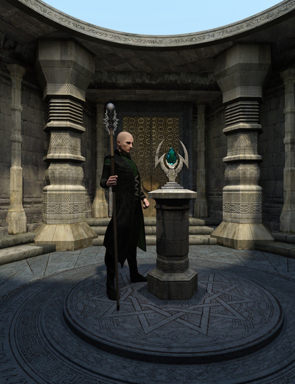 Inner Sanctum Inner Sanctum by: bitwelder, 3D Models by Daz 3D