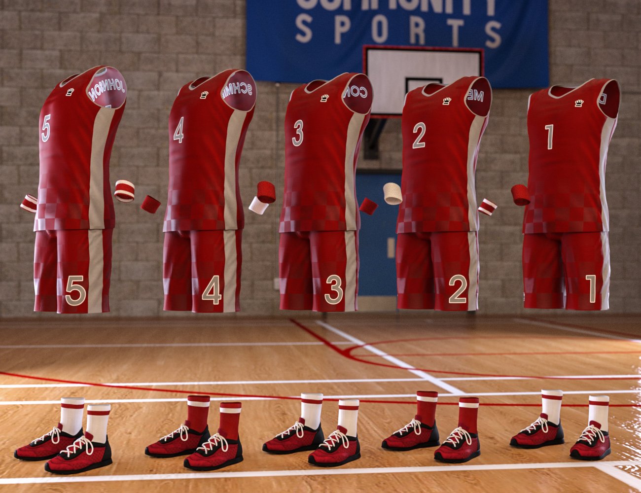 Basketball Kit for Genesis 3 Male(s) Basketball Kit for Genesis 3 Male(s) by: Predatron, 3D Models by Daz 3D