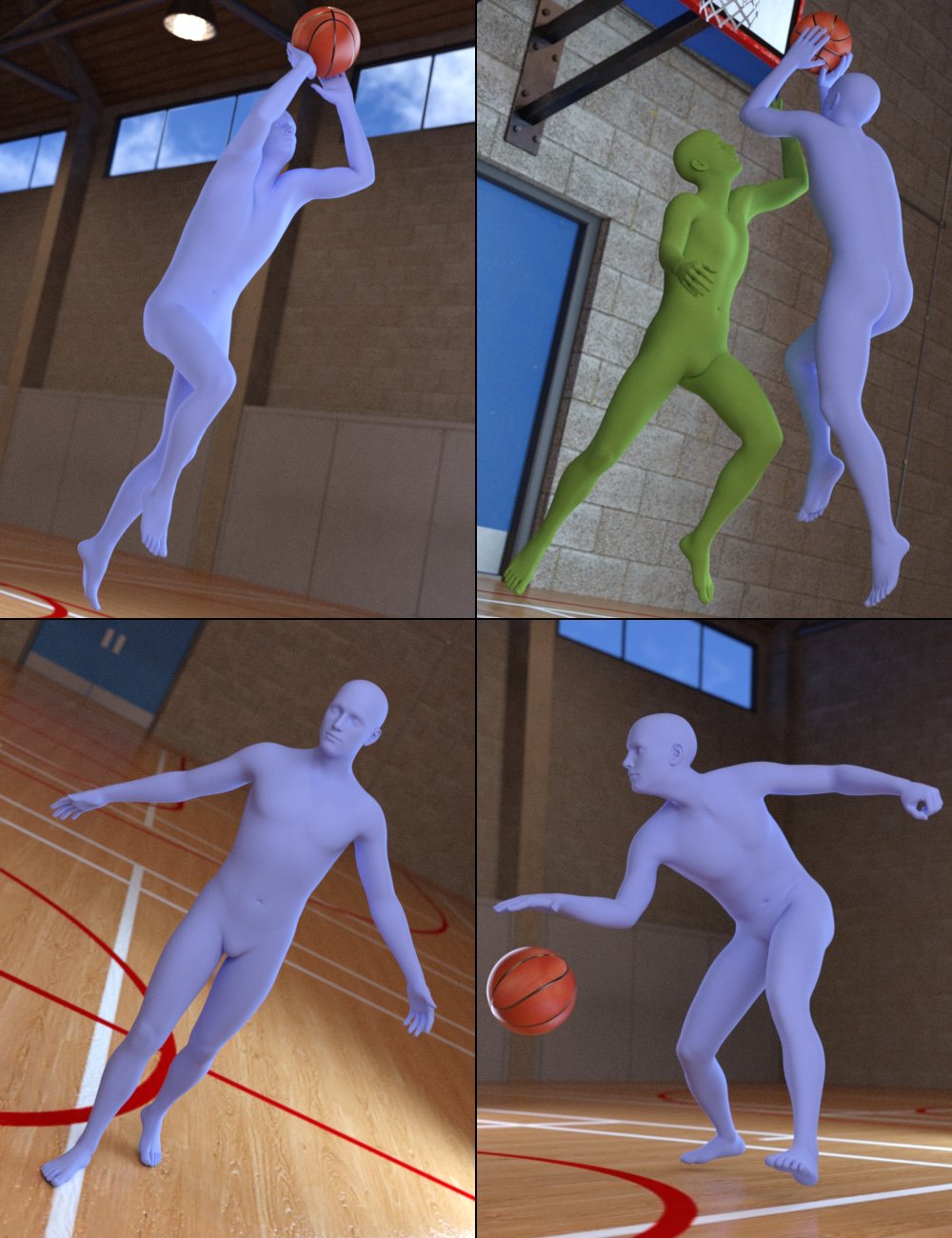 Basketball Poses for Genesis 3 Males Basketball Poses for Genesis 3 Males by: Predatron, 3D Models by Daz 3D
