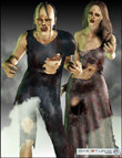 Undead for Stephanie 3 & David by: mutedbansheeARTCollab, 3D Models by Daz 3D