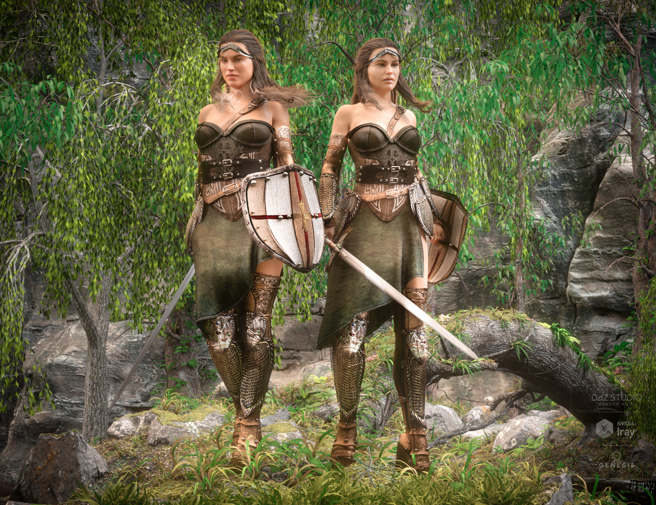 Dragon Guard Outfit for Genesis 8 Female(s) by: Barbara BrundonShox-DesignUmblefugly, 3D Models by Daz 3D