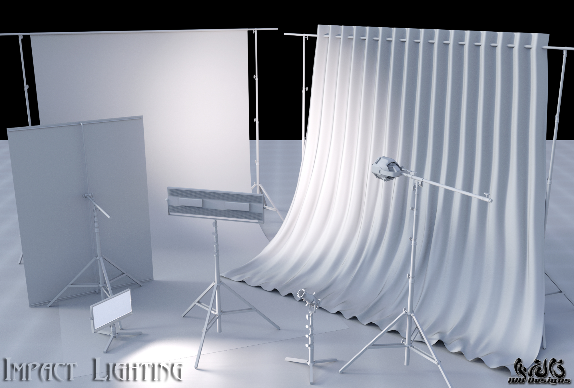 IDG Impact Lighting by: IDG DesignsDestinysGardenInaneGlory, 3D Models by Daz 3D