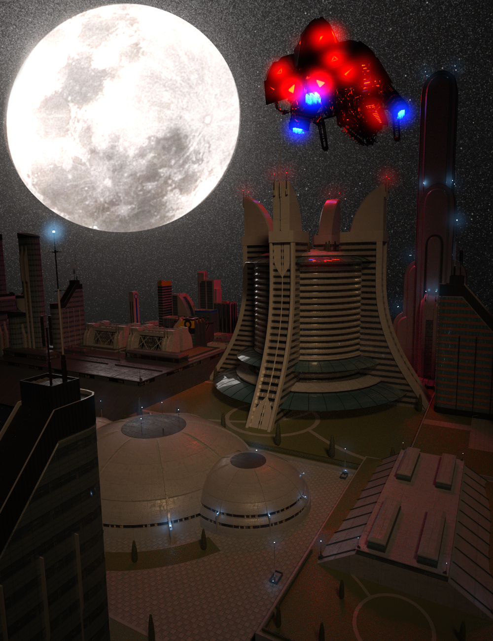 SY Starry Sky Lights and HDRIs for Iray by: Sickleyield, 3D Models by Daz 3D
