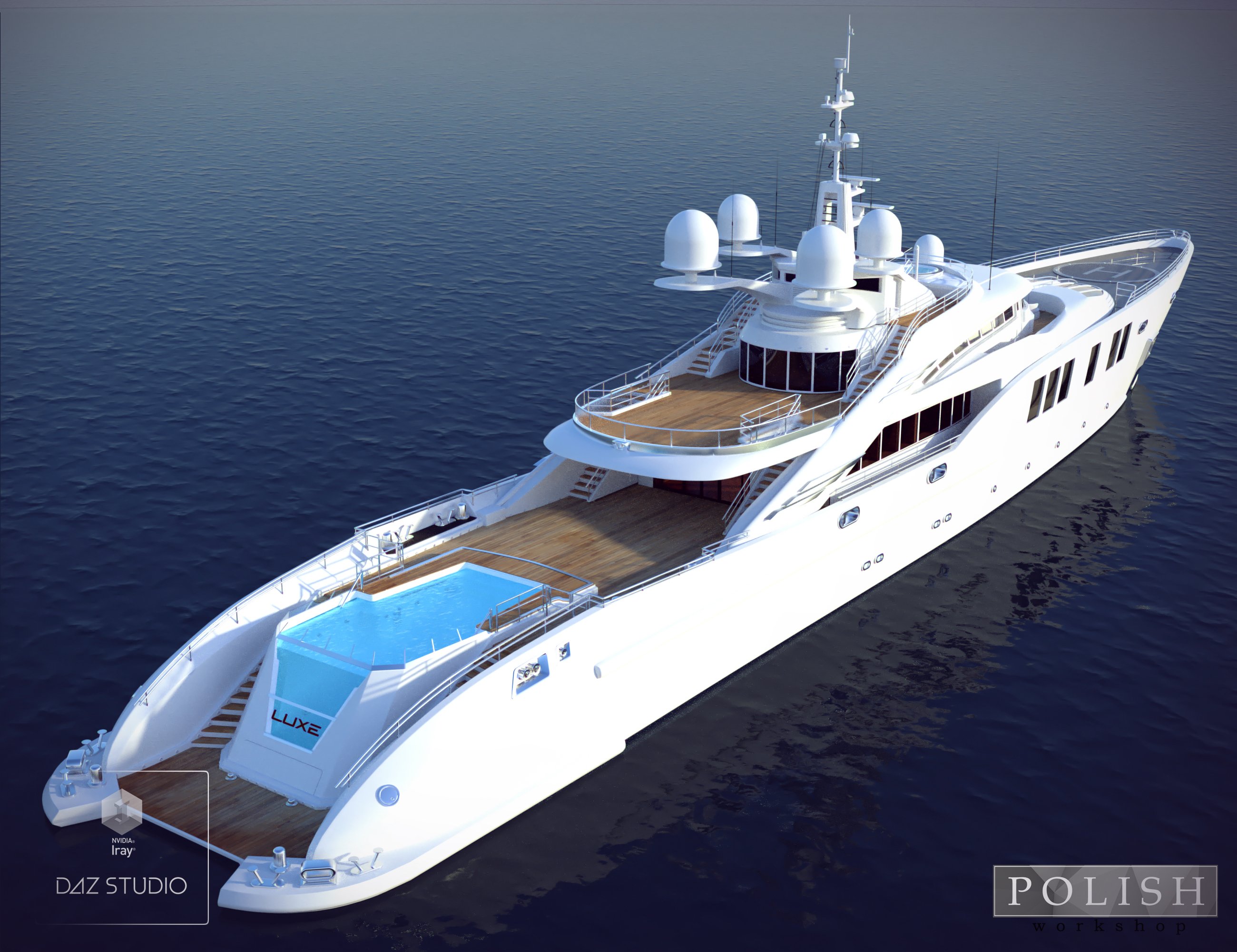 Luxury Summer Yacht by: Polish, 3D Models by Daz 3D