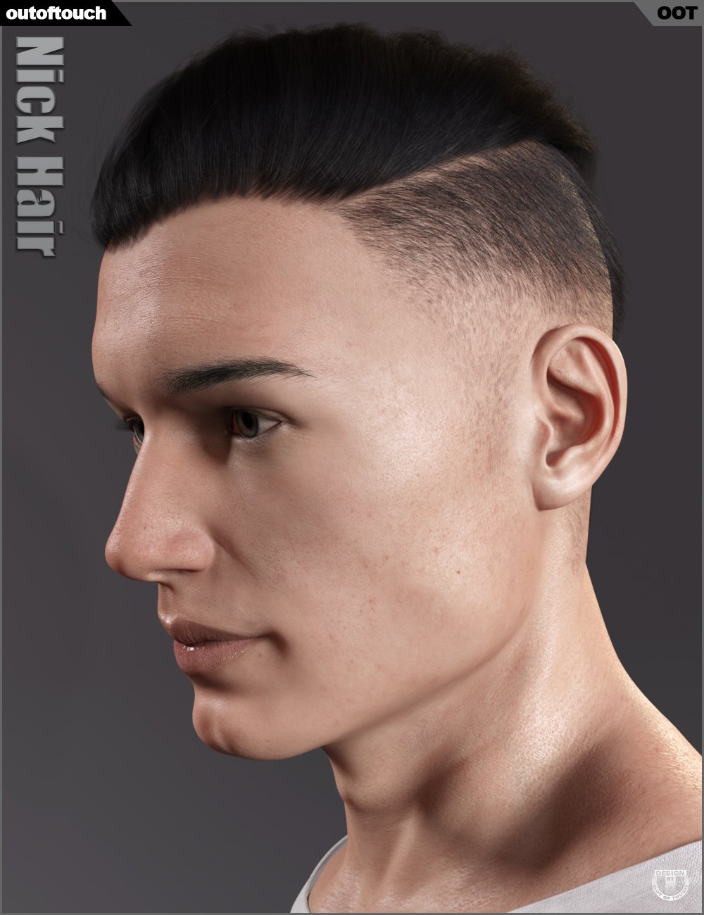 Nick Hair for Genesis 3 and 8 | Daz 3D