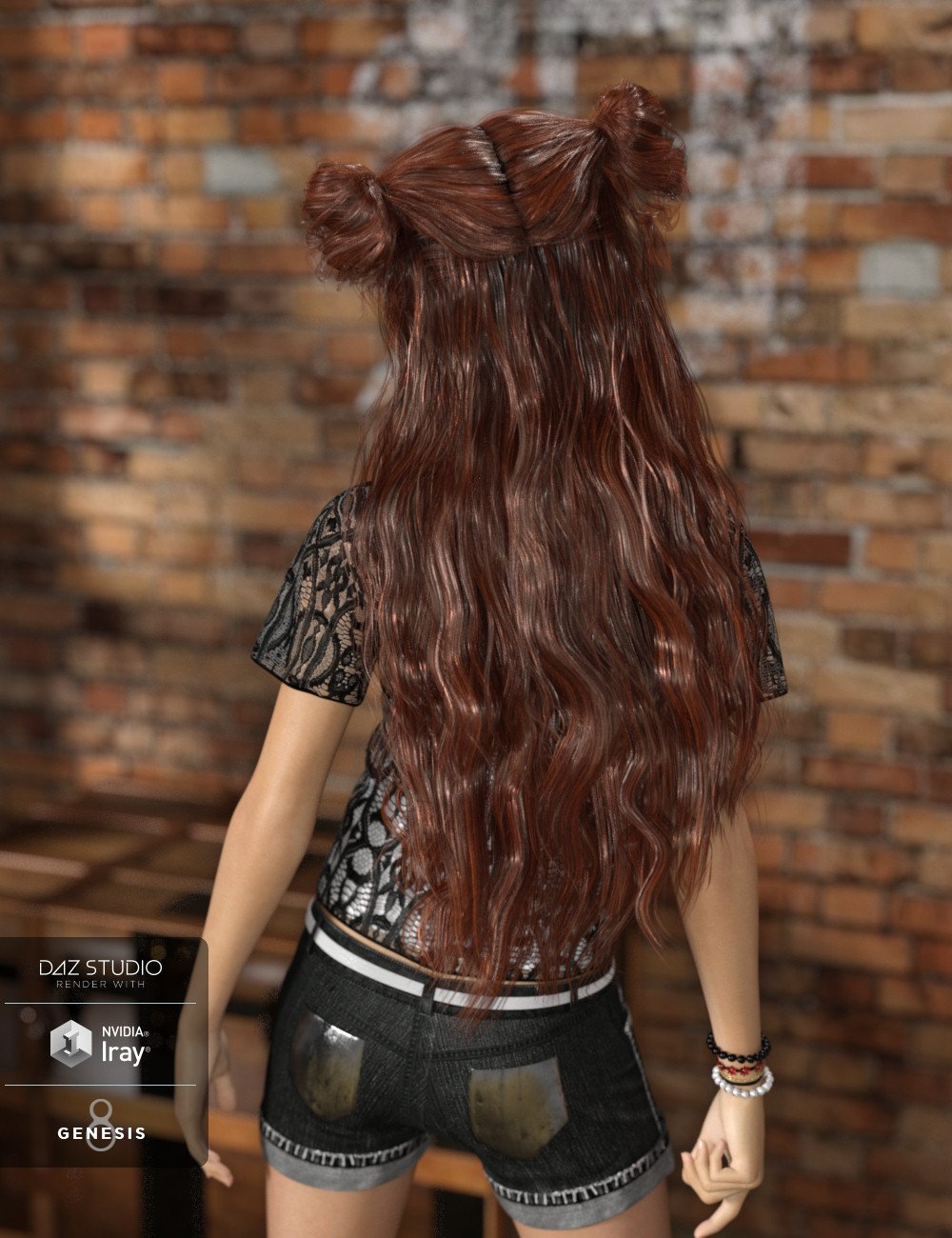 Happenstance Hair for Genesis 8 Female(s) by: goldtassel, 3D Models by Daz 3D