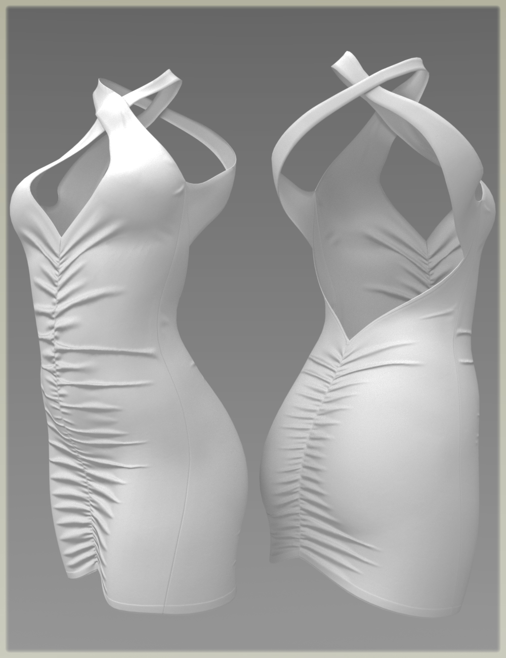 Keyhole Minidress for Genesis 8 Female(s) by: Trendy Renders, 3D Models by Daz 3D
