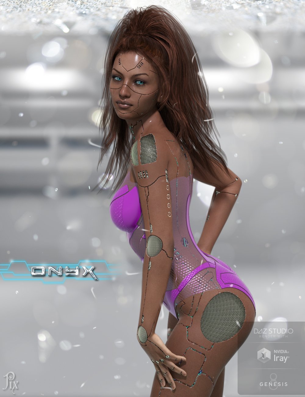 Pix Onyx for Genesis 8 Female by: Pixeluna, 3D Models by Daz 3D