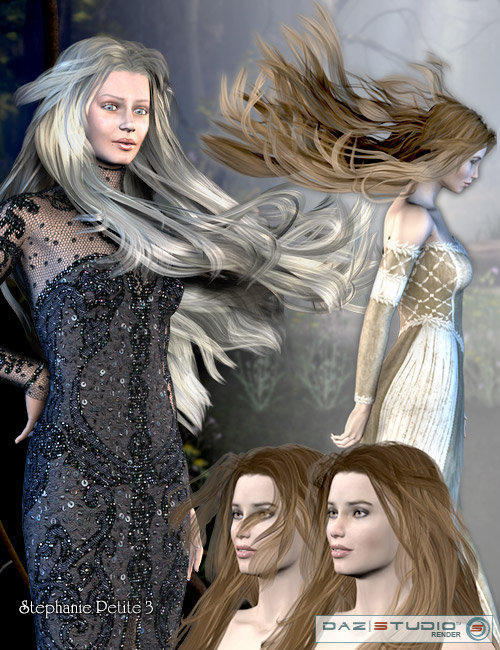 Sylphiad Hair Sylphiad Hair by: AprilYSH, 3D Models by Daz 3D