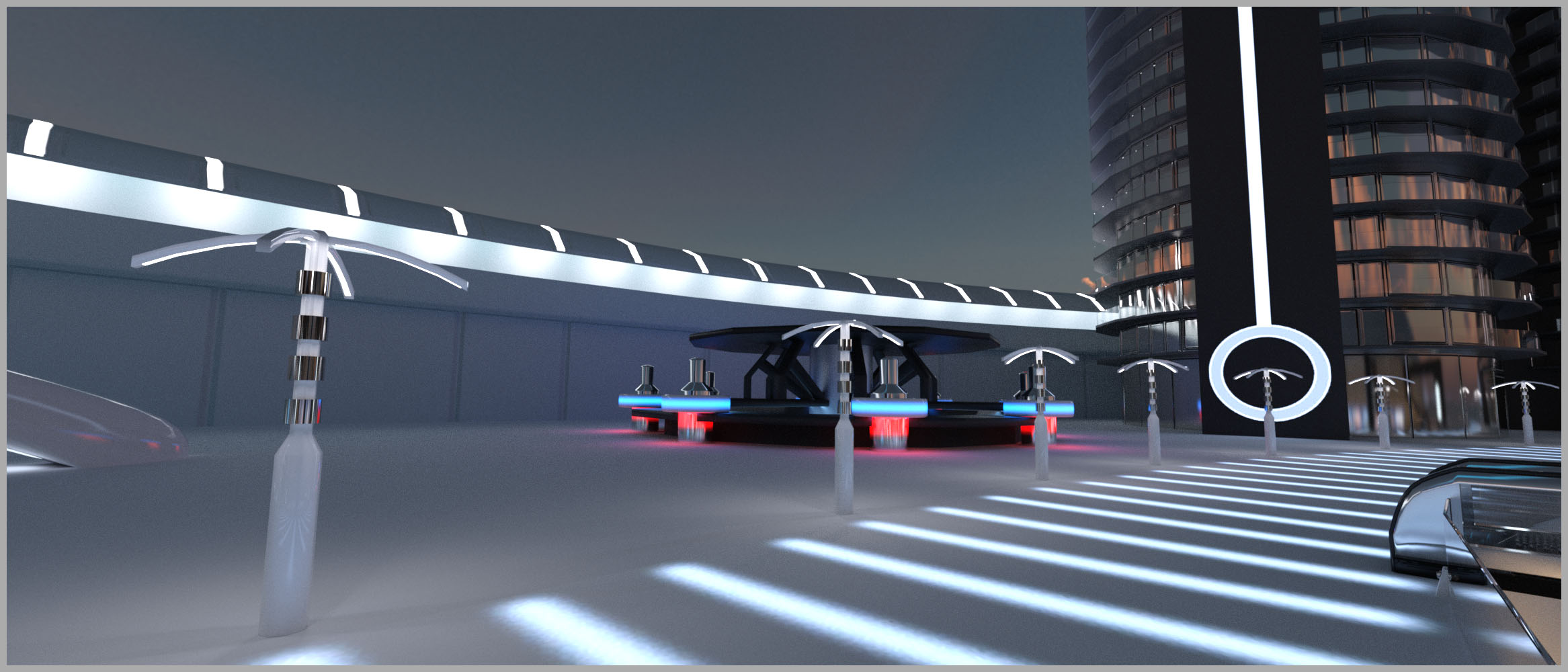 Sci-fi Transit Terminal Sci-fi Transit Terminal by: Studio360, 3D Models by Daz 3D